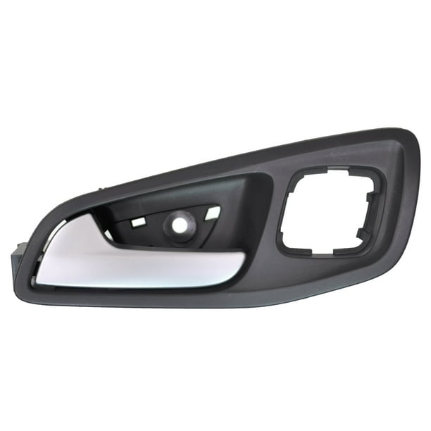 Silver Lever with Black Housing Interior Inner Inside Door Handle PT Auto Warehouse FO-2348RA-FL2 with Lock/Unlock and Memory Seat Hole Front Left Driver Side Silver Lever with Black Housing Interior Inner Inside Door Handle PT Auto Warehouse FO-2348RA-FL2 with Lock/Unlock and Memory Seat Hole Front Left Driver Side